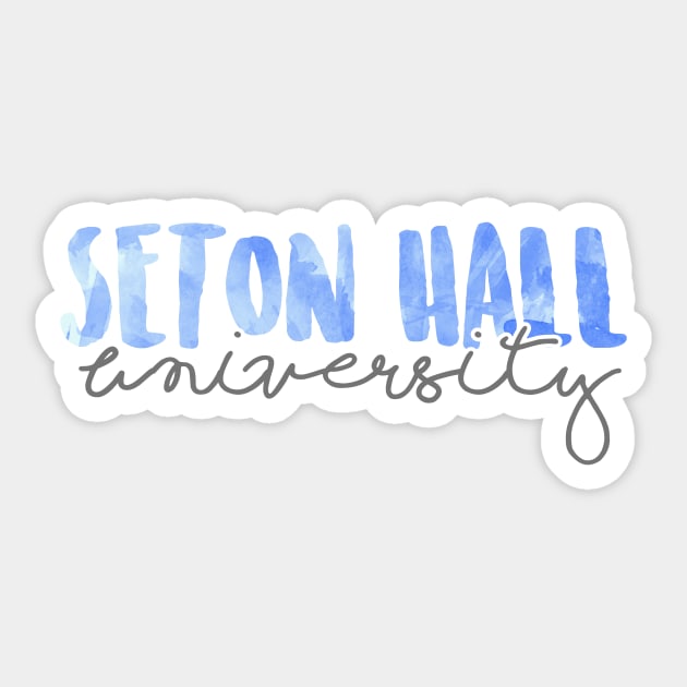 Seton Hall University Sticker by ally1021